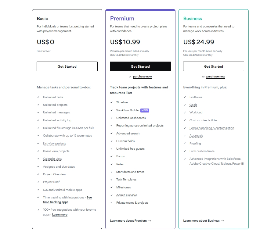 Tracup_pricing_asana